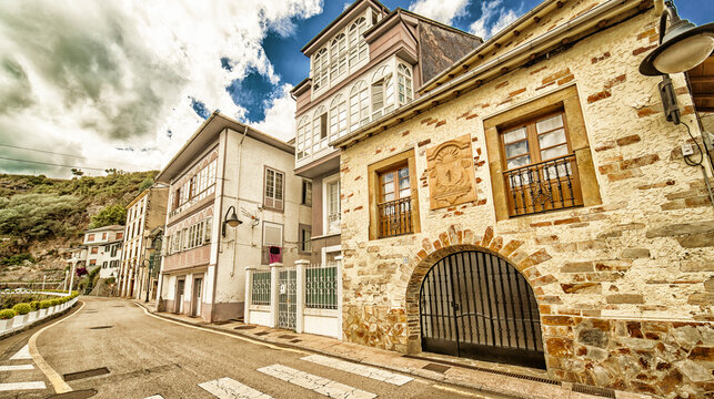 Luarca, Fishing Village, Cantabrian Sea, Principado de Asturias, Spain, Europe