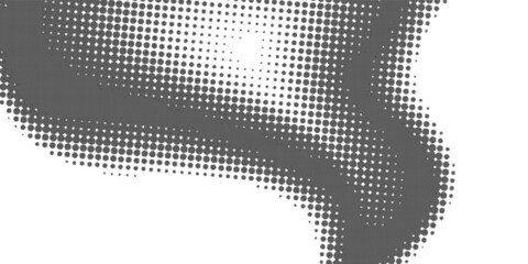 Fototapeta premium Halftone pattern design with gray dots
