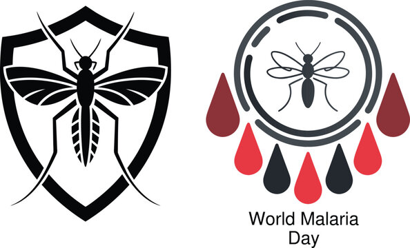 World malaria day vector