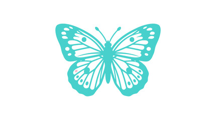 Intricate butterfly stencil vector, decorative cream insect silhouette with geometric wing patterns, elegant butterfly cutout for laser cutting © Insa Batool