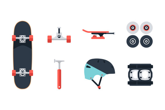 Skateboard Parts and Safety Gear