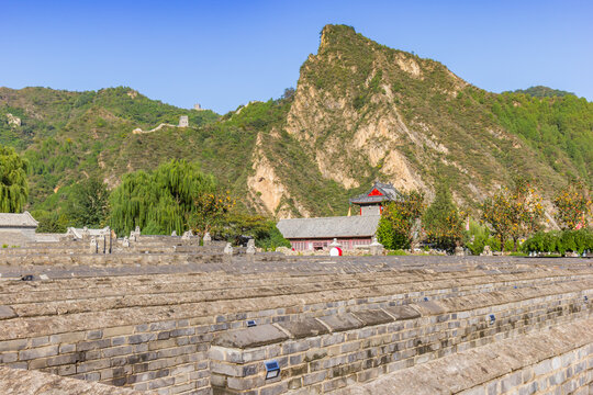 Eight trigrams maze in the fortification city of Huangyaguan, China