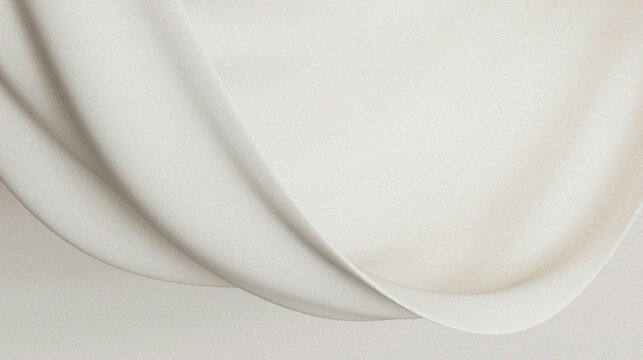 off-white, light gray, and cream.with a focus on organic shapes that resemble folds of fabric or sand.