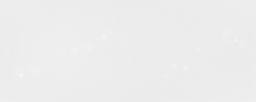 PNG. Glowing white particles drift in soft luminous space. Abstract sparkles create elegant festive composition. Ideal for modern Christmas visuals.