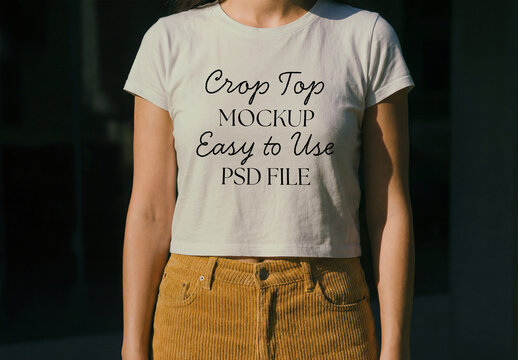 Crop Top Mockup