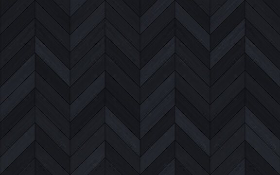 SEAMLESS chevron wood flooring texture, black wood, wooden floor, repeating pattern.