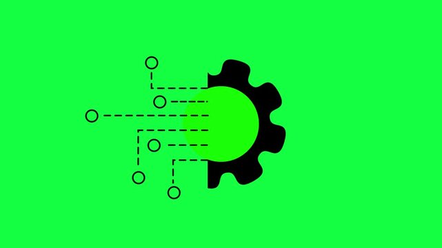 Get your hands on this beautifully designed animated icon of data integration, digital technology vector