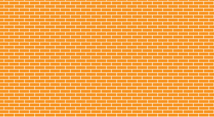Fototapeta premium Yellow brick wall texture background. Abstract empty background brick wall view. Vector block stone, brickwork for texture banner