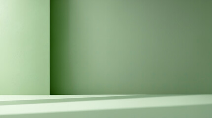 green room wall. Minimalistic background © eugenepartyzan