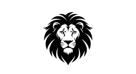 Fototapeta premium Majestic Lion Head Logo Design.