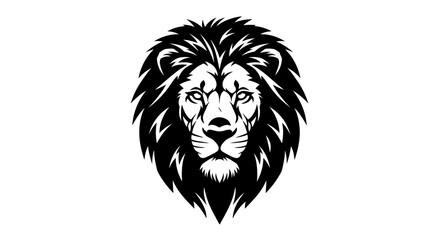 Obraz premium Majestic Lion Head Roaring with Power and Strength.