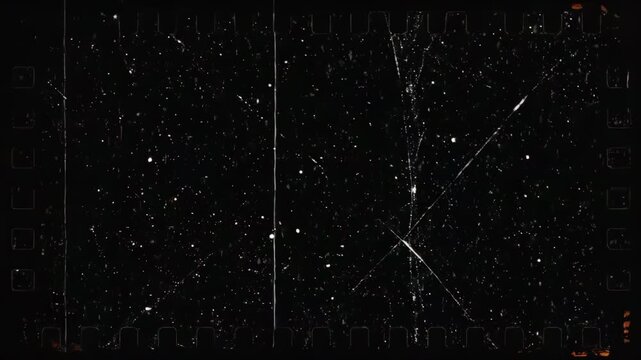 Vintage Film Overlay with Dust, Scratches, and Light Leaks for Retro Video Effects.
