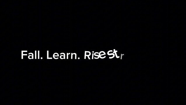 Fall, Learn, Rise Stronger | Success Journey Animation