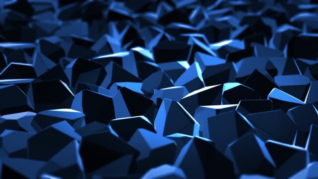 Futuristic 3D Cube Grid Animation