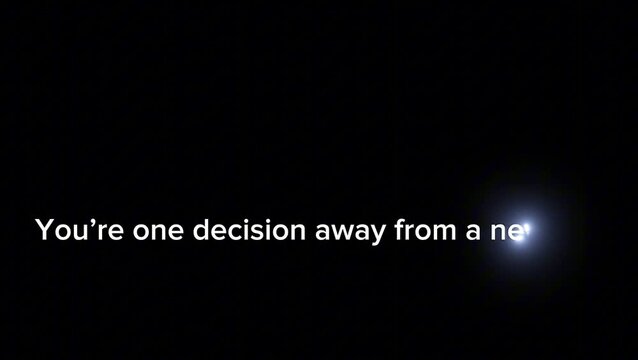 One Decision Can Change Your Life | Powerful Motivation Video