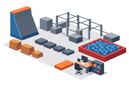 Indoor Obstacle Course Elements