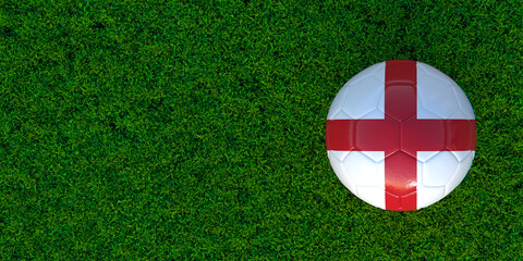 Football Textured With The National Flag Of England © Mahir Asadli
