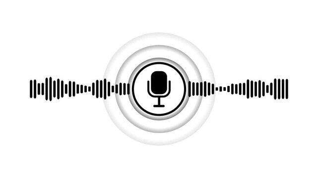 Podcast Sound Audio Wave.