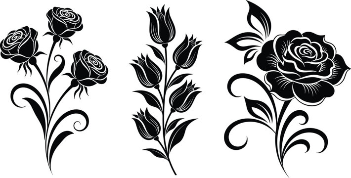 Flat Vector Illustration Set of People Working on Laptops and Computers Representing Freelancing Remote Education and Digital ConnectivityFlat Vector Illustration Set of People Working on Laptops and 