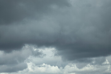 Fototapeta premium Cumulus clouds are large as a background.
