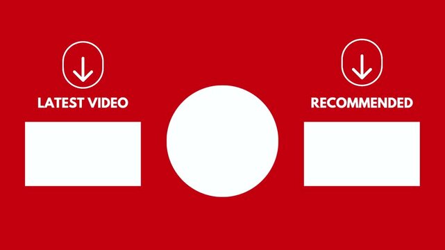 Sleek video outro template with interactive elements to guide viewers to new content and encourage channel subscriptions at the end of a video