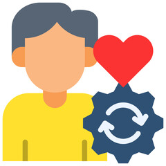 Fototapeta premium Life Progress Icon