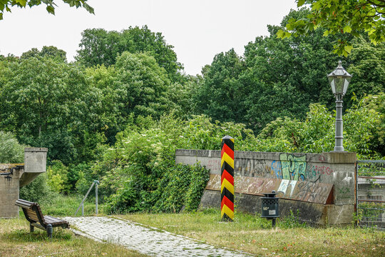 alter &Uuml;bergang an der Grenze zwischen Deutschland und Polen