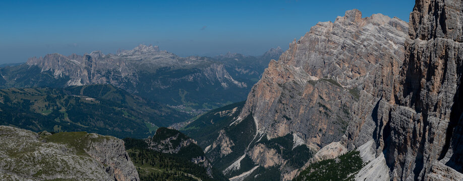 Lagazuoi - a mountain in the Dolomites in Italy (2835 meters)