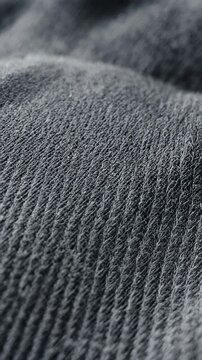 Closeup of technical textile with airflow showing structure and flexible fiber design
