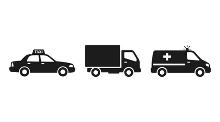 Fototapeta premium Vehicles on the road transportation.