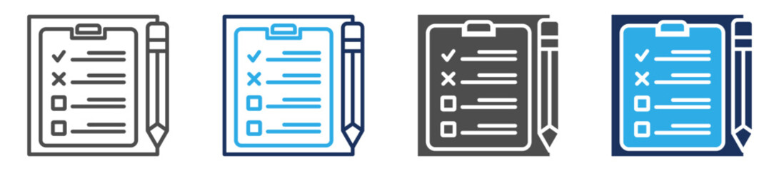 Obraz premium assess icon set multi concept