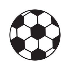 Fototapeta premium An isolated soccer ball on a white background. A football match. World Football Day.
