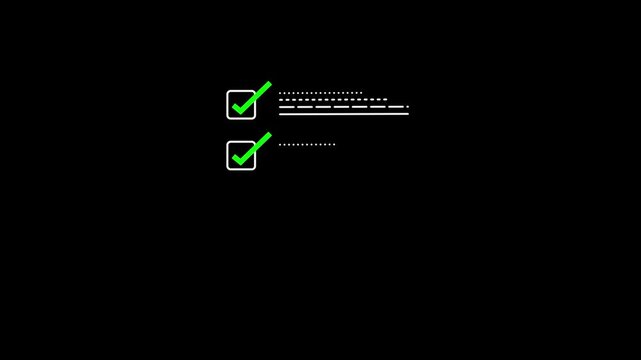 Businesswoman Writing On Checklist. document check and correct . file submit processing.