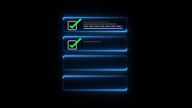Businesswoman Writing On Checklist. document check and correct . file submit processing.