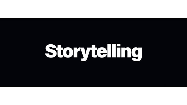Storytelling Typography