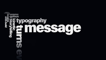 Storytelling Kinetic Typography | Animated Text Titles for Dynamic Narrative Videos and Visual Stories