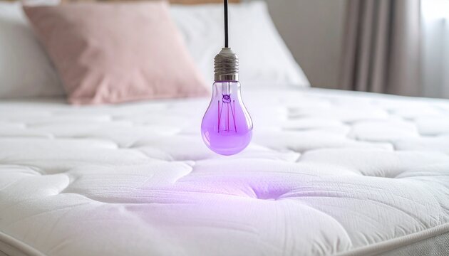 bed in a bedroom