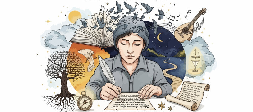 Woman writing on a piece paper.