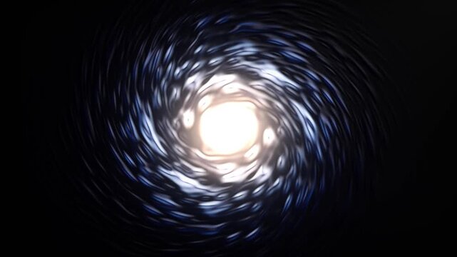 Abstract cosmic vortex rotating in deep space