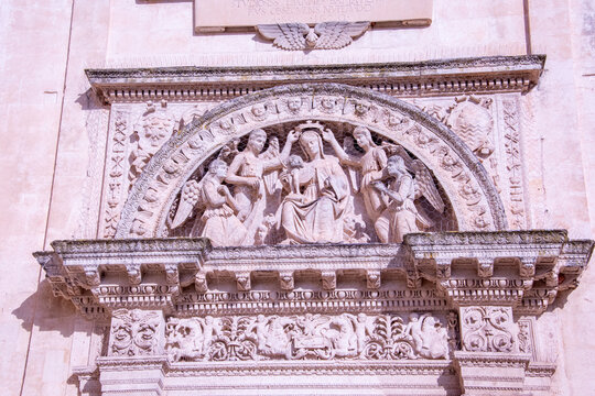 Church of Santa Maria degli Angeli, reveals Baroque elegance carved in stone, where ornate facades, intricate columns, and delicate stuccoes illuminate the city&rsquo;s sacred artistry.