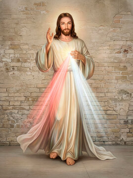 Jesus Misericordioso  - Divina Miseric&oacute;rida - Divine Mercy Jesus Christ W
