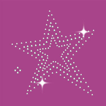 Bedazzled Rhinestone Element Star