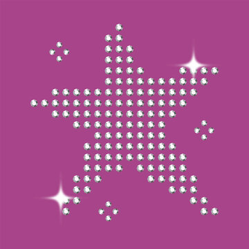 Bedazzled Rhinestone Element Star