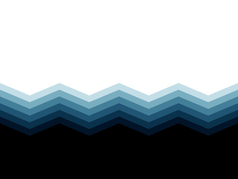 Zickzackmuster in schwarz blau weiss als Hintergrund Vorlage