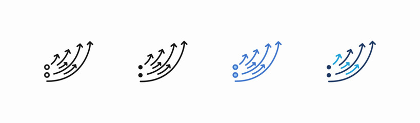 Obraz premium Set of campaign icon collection in multiple style. Icon suitable for web and mobile application