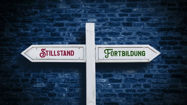 Signposts the direct way to further Education versus Standstill