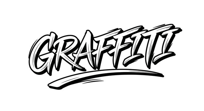 Graffiti Art Style Text Typography Word Art