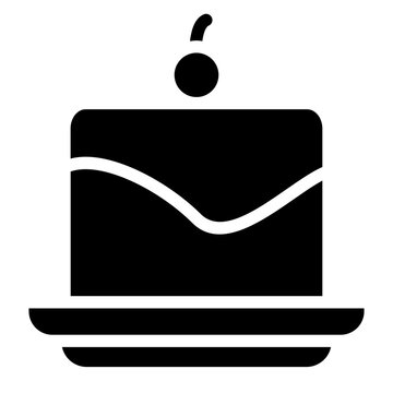 Vector Design Pudding Icon Style