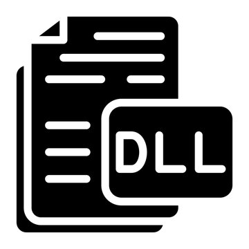 Vector Design DLL Icon Style