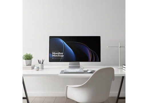 Ultrawide Monitor Screen Mockup